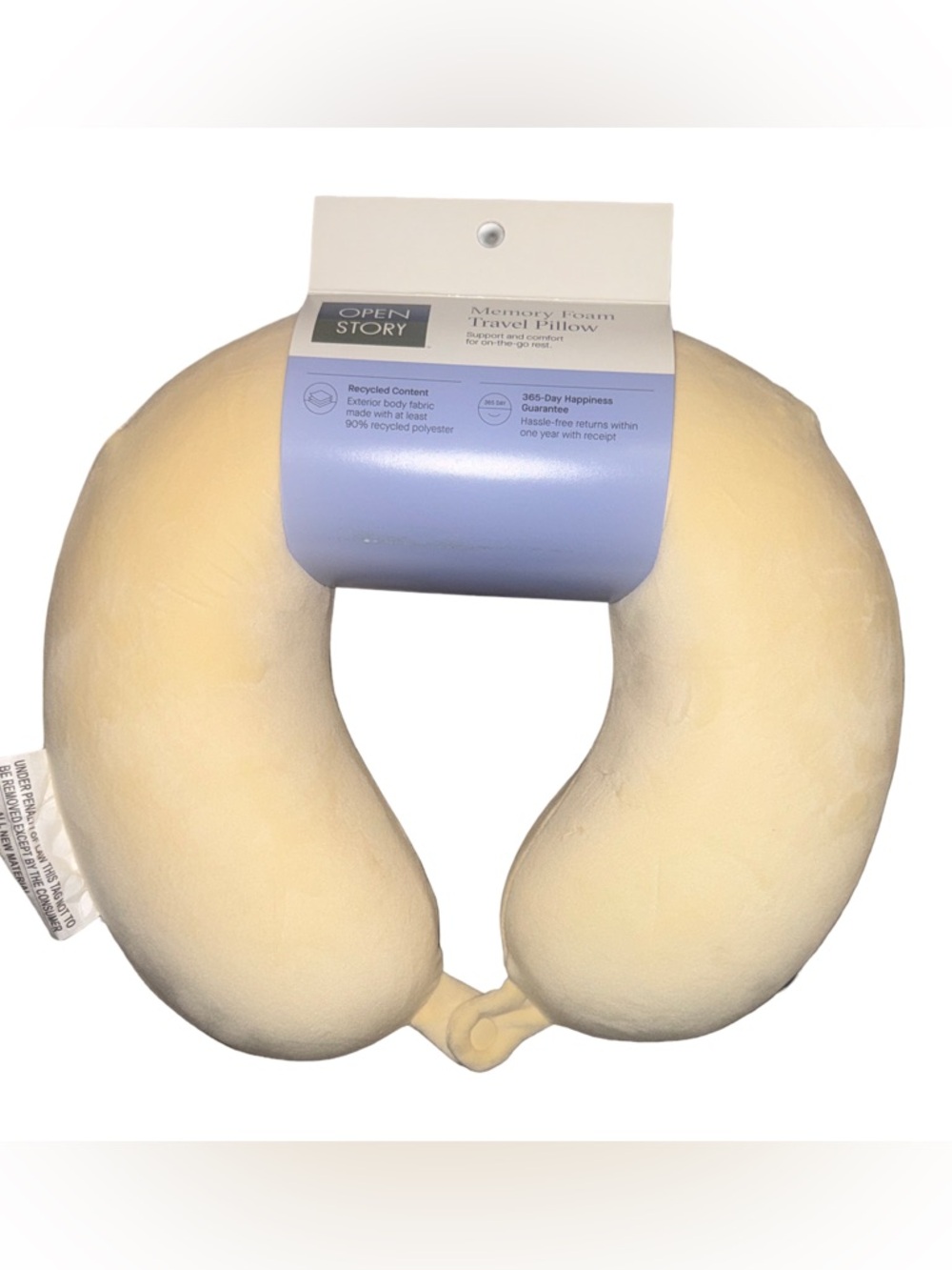 Open Story Memory Foam Travel Pillow
11.75”x10.5”x3.5”
Beige Eco-Friendly
NWT